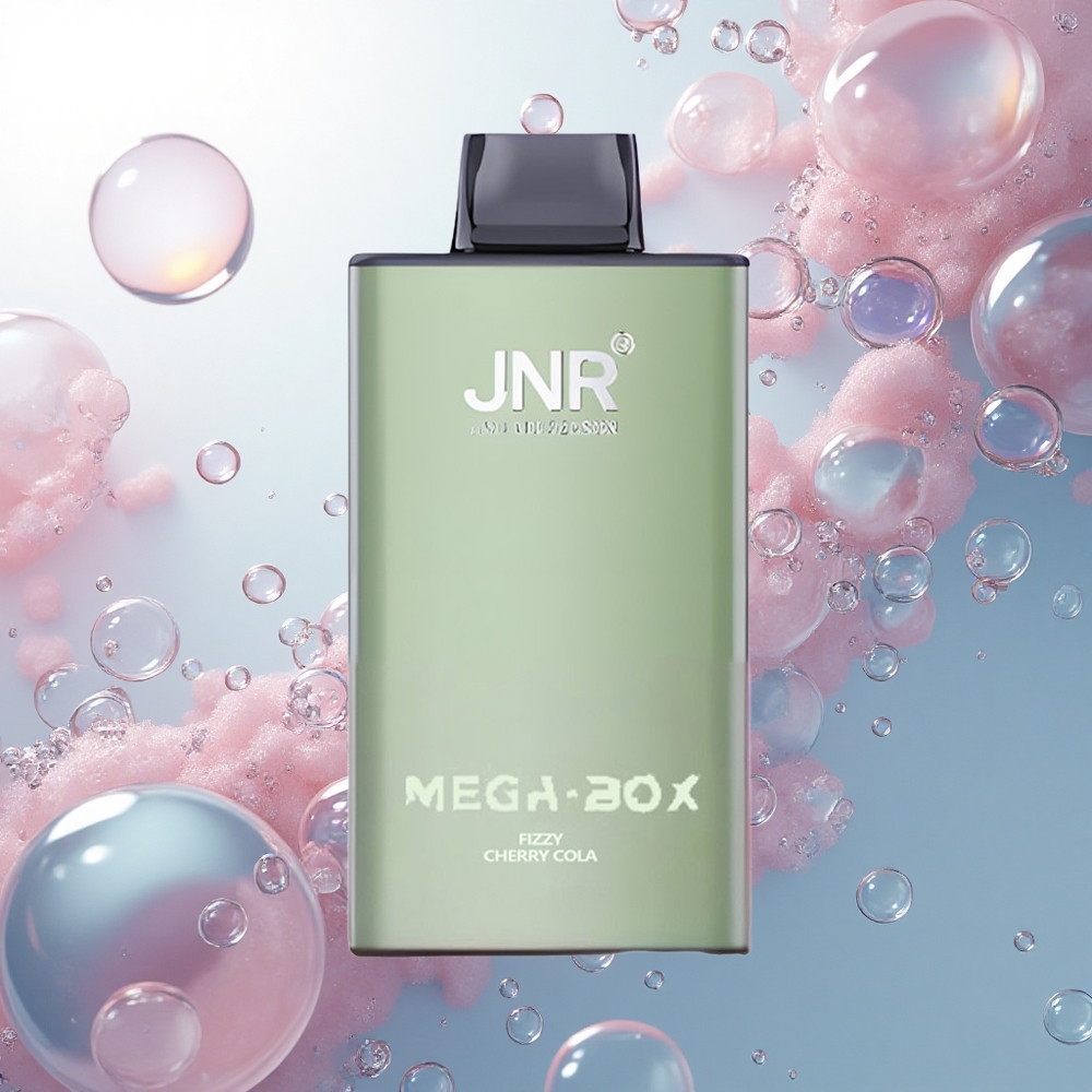 JNR Mega Box 25000 Bublinková Čerešňová Kola s Duálnym Mesh Cievkou a Typom-C