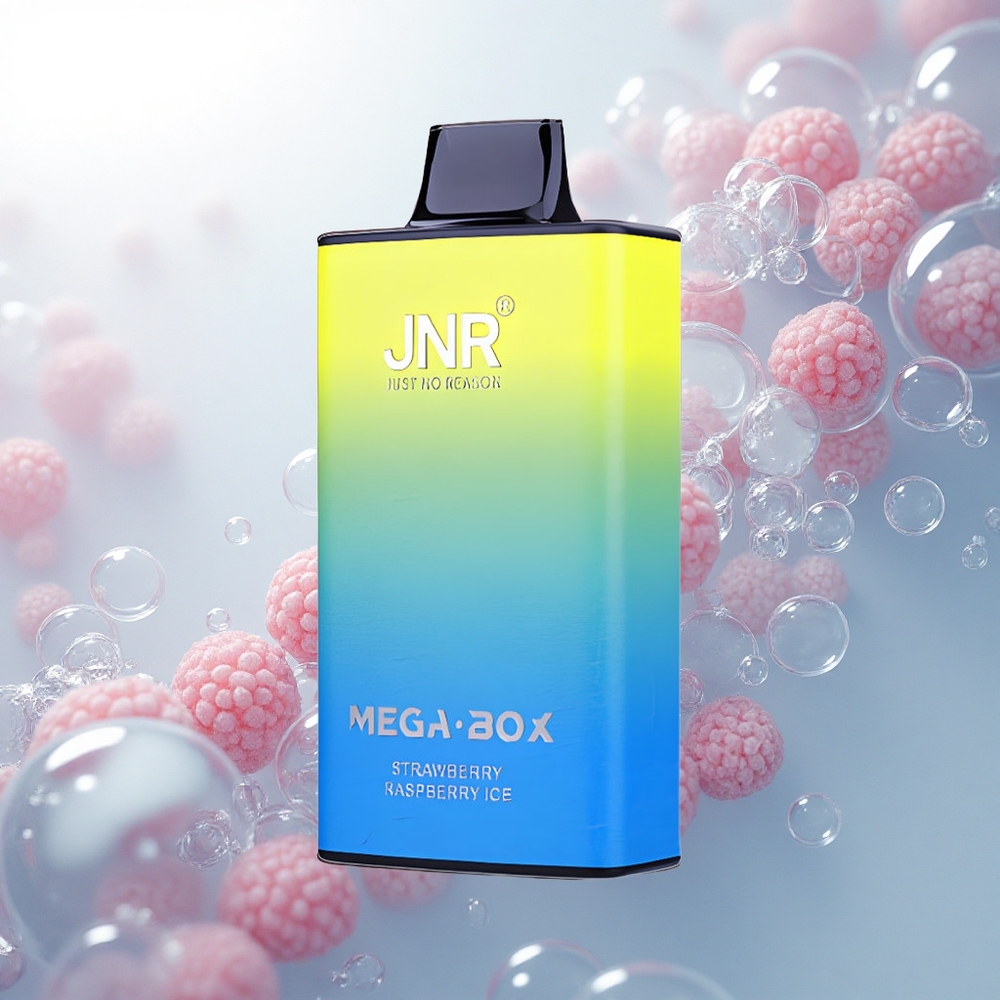 JNR Mega Box 25000 Jahodový Malinový Ľad s Dual Mesh a 30ml