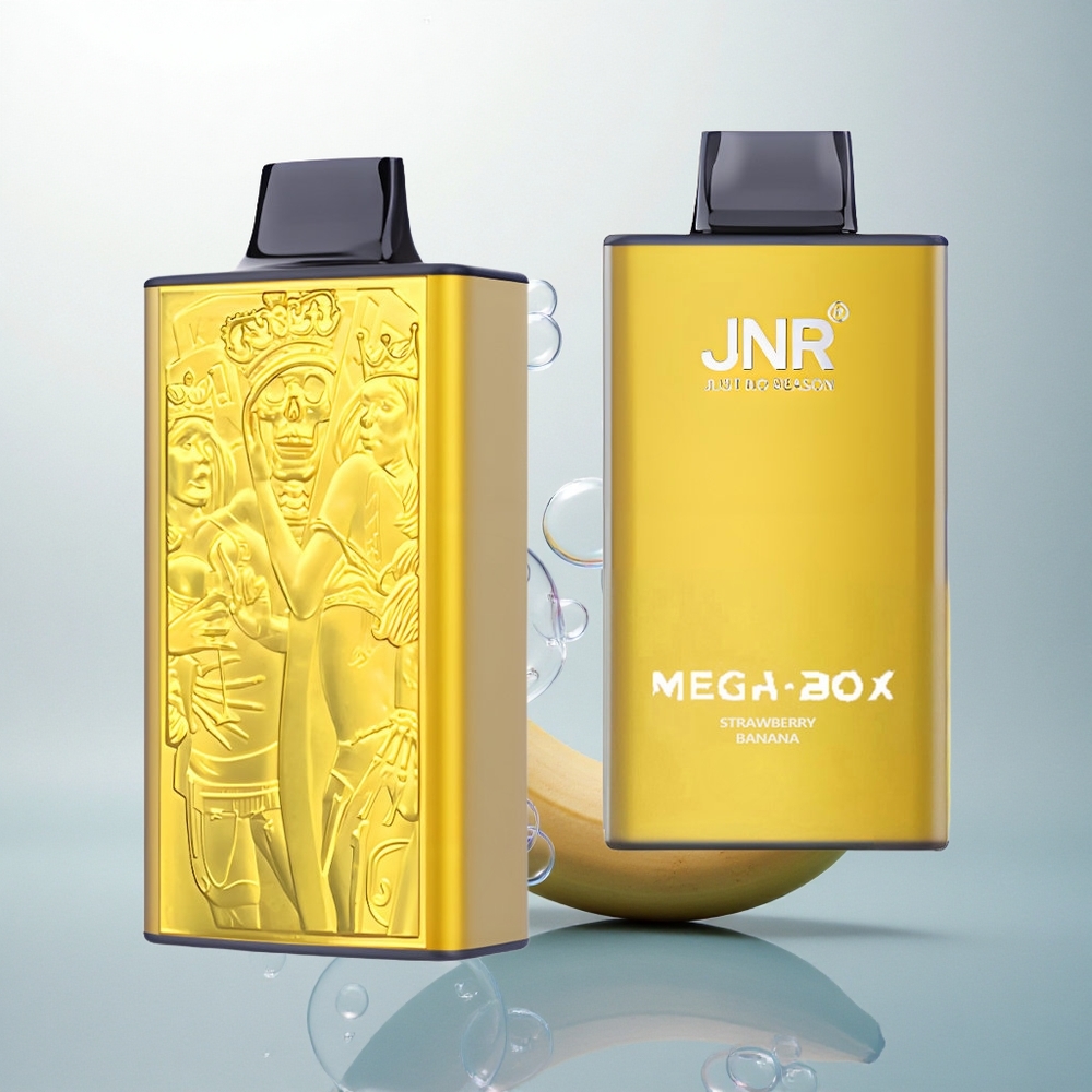 JNR Mega Box 25000 Jahodovo-Bananový Dual Mesh 850mAh Type-C