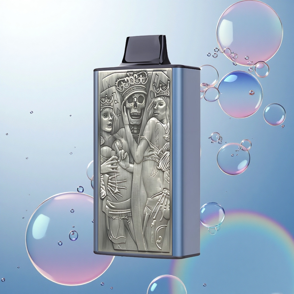 JNR Mega Box 25000 Modrá Malina Čerešňa s 30ml a Dual Mesh Coil