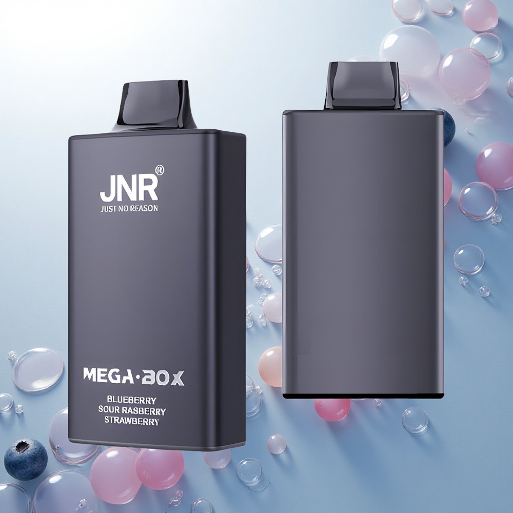 JNR Mega Box 25000 Čučoriedkovo-Kyslá Malinovo-Jahodová s 30ml E-kvapalinou a Typ-C Rýchlym Nabíjaním