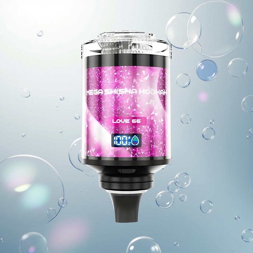 JNR Mega Shisha Hookah 100K Láska 66 Typ-C 2200mAh 60ml