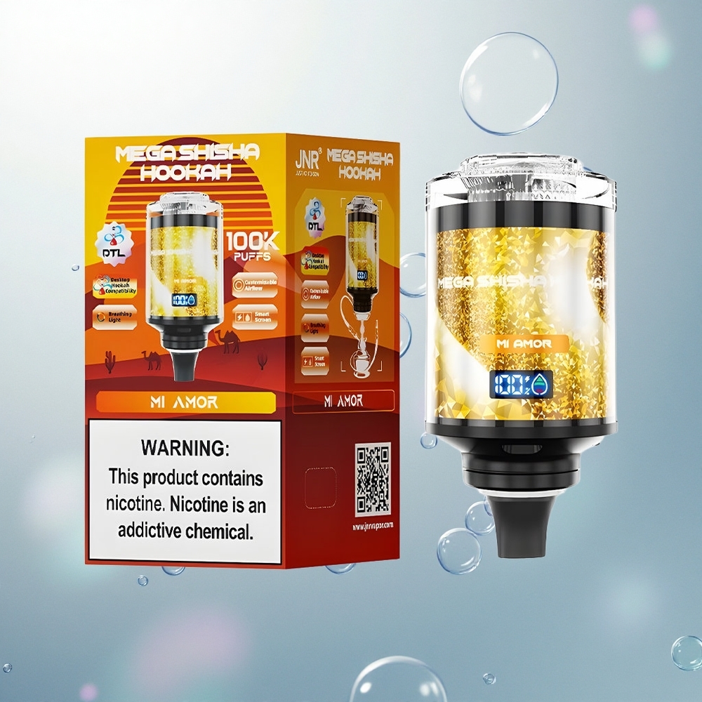 JNR Mega Shisha Hookah 100K Moja Láska 60ml Typ-C Batéria