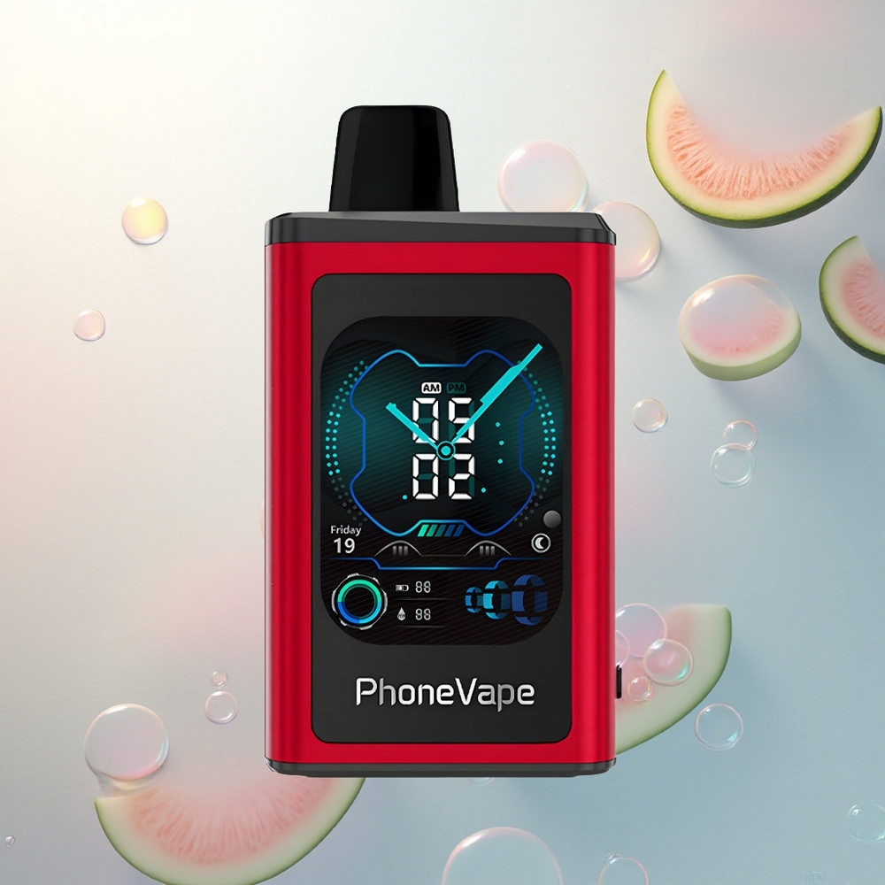 JNR PhoneVape 30000 Broskev Mangová Vodovýška s Turbo Režimom a Plnou Obrazovkou
