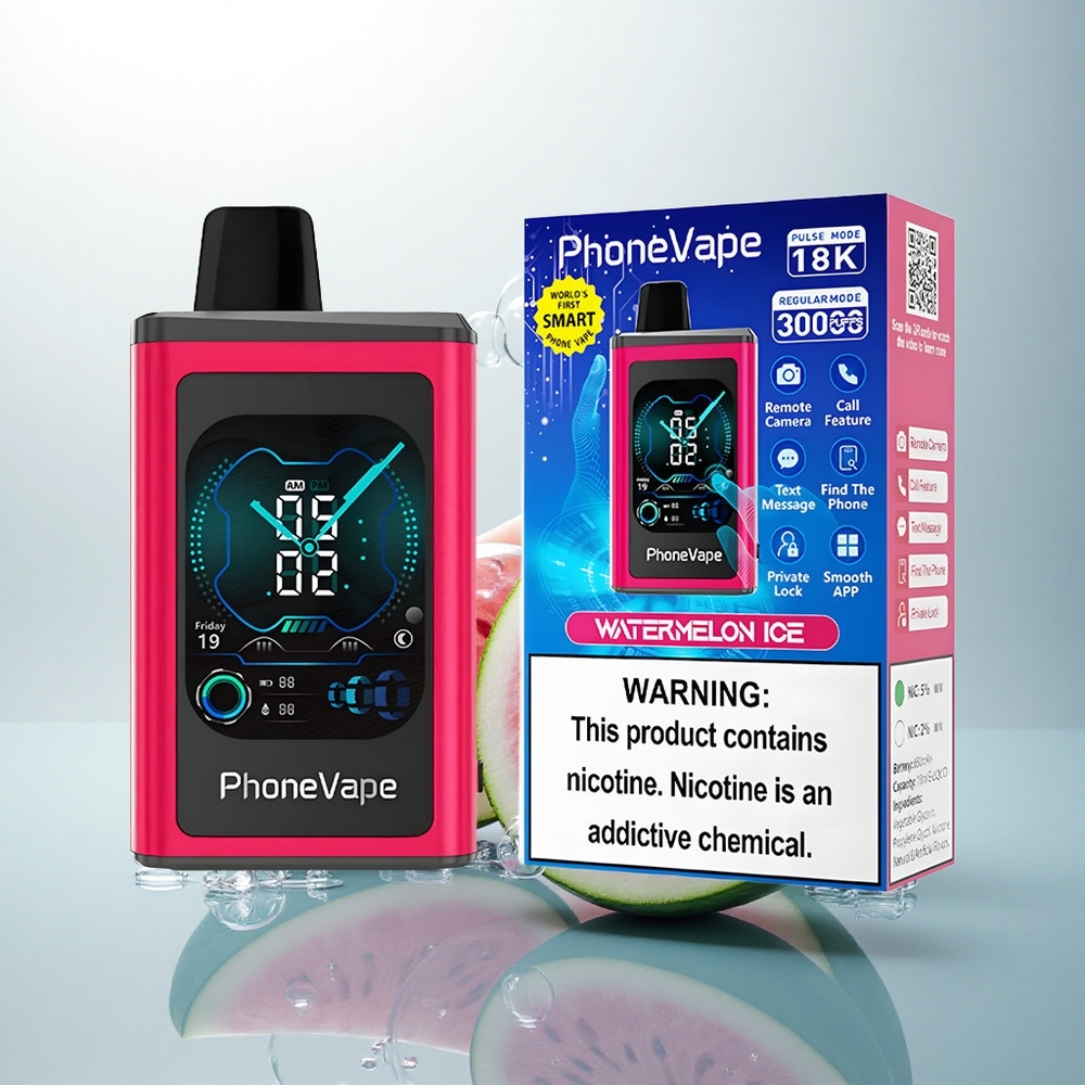 JNR PhoneVape 30000 Melónový ľad s Turbo Režimom a Typ-C Nabíjaním
