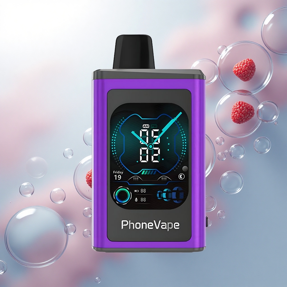 JNR PhoneVape 30000 Čerešňa Jahoda Malina Turbo Režim Úpravný Prietok