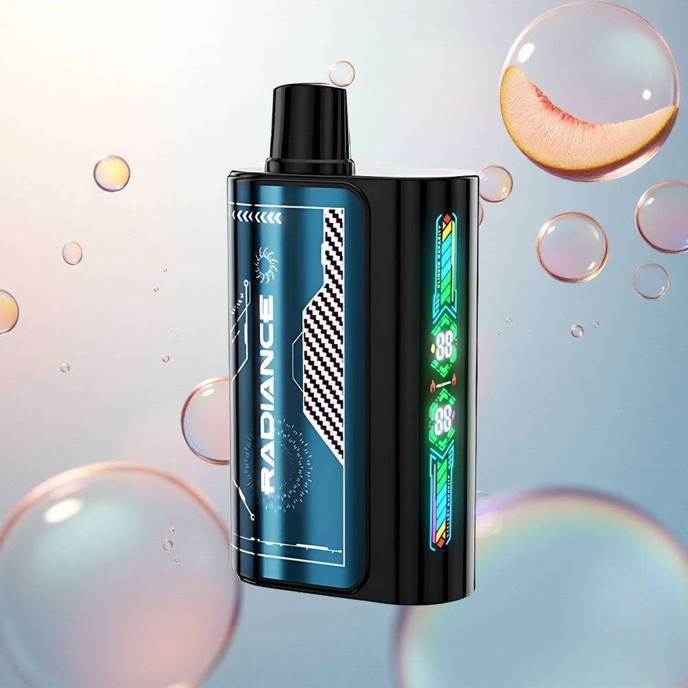 JNR Radiance 31000 Letný Broskyňový ľad s Duálnou Mriežkou a Typom-C
