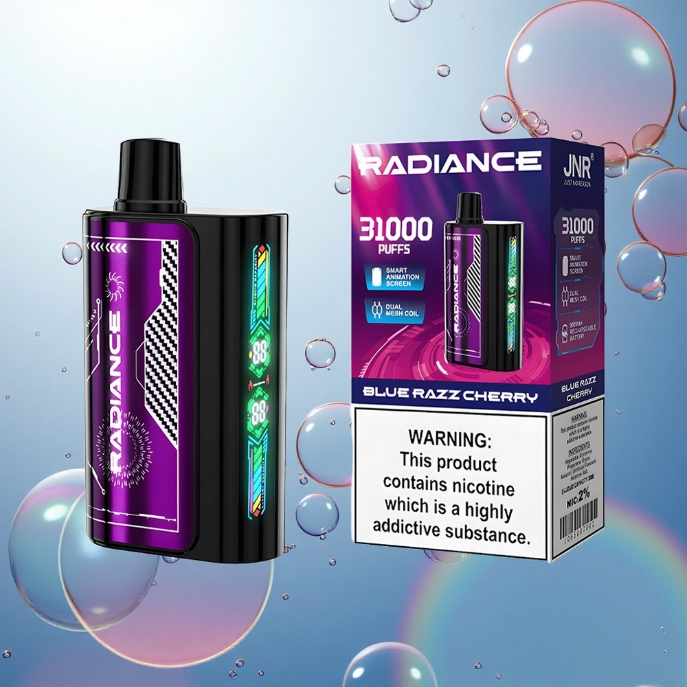 JNR Radiance 31000 Modrá Malina Čerešňa 28ml Dual Mesh