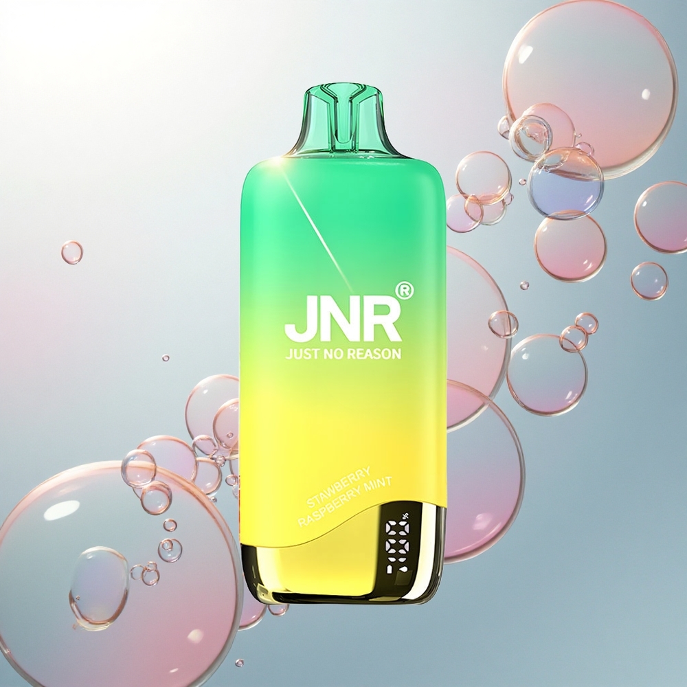 JNR Rainbow 10500 Jahoda Broskyňová Mätová 10500 Puffs 18ml 0.8ohm