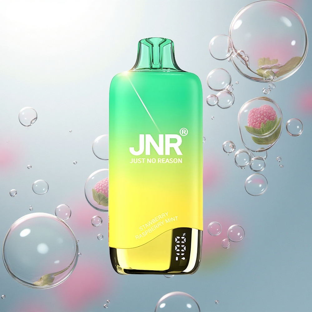 JNR Rainbow 10500 Jahoda Malina Mäta 18ml Mesh