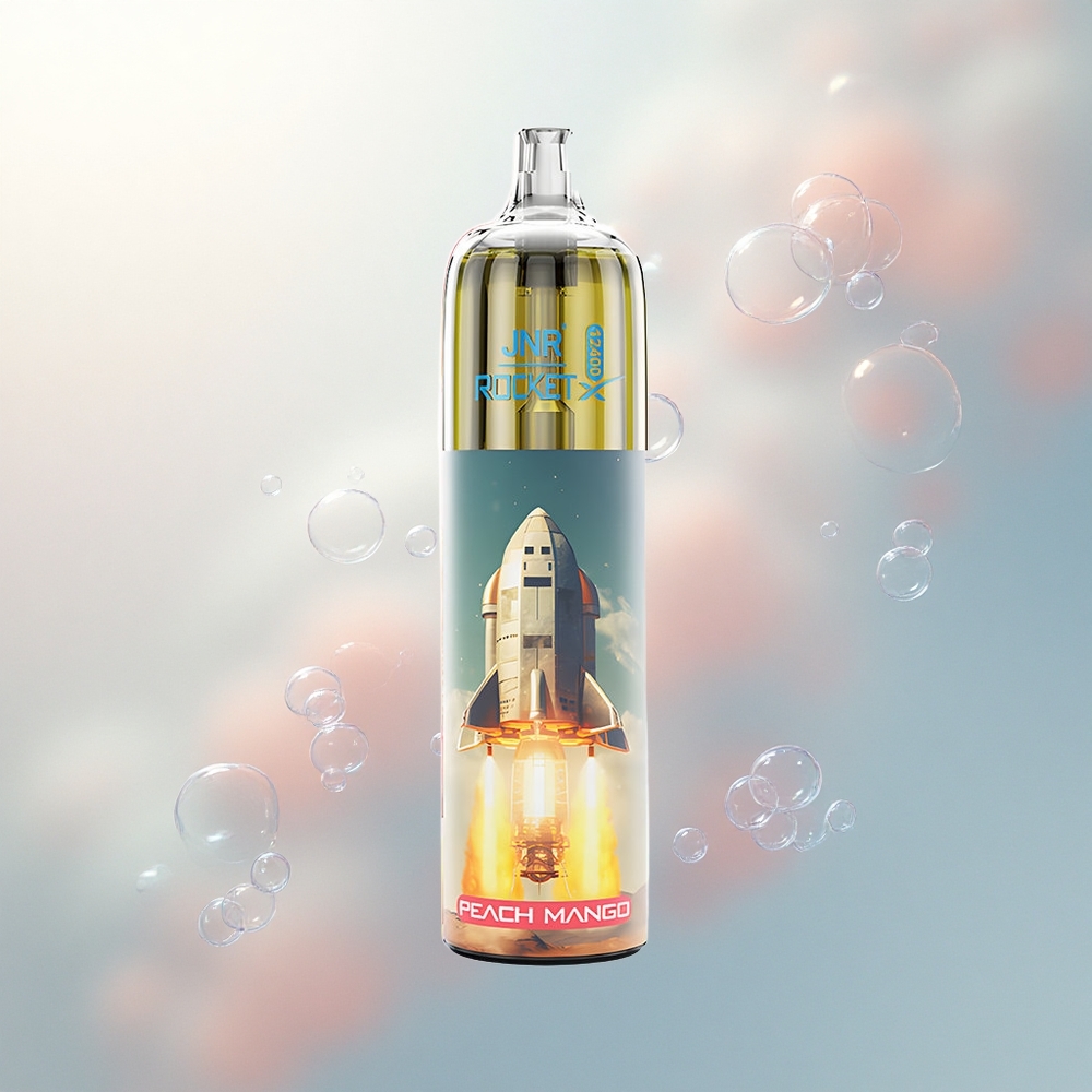 JNR Rocket-X 12400 Broskyňa Mango RGB s Nastaviteľným Prietokom a Typ-C Nabíjaním