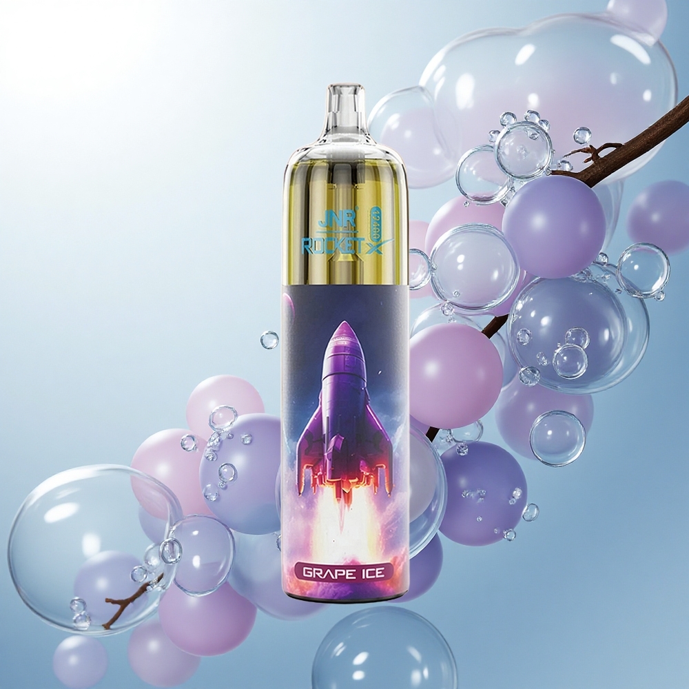 JNR Rocket-X 12400 Hroznový ľad s RGB svetlami a Typ-C nabíjaním