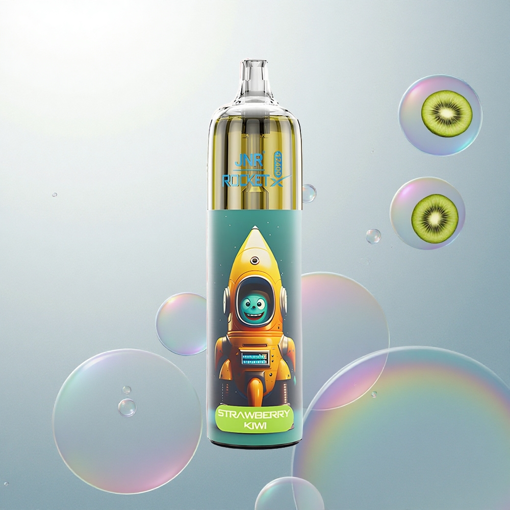 JNR Rocket-X 12400 Jahodové Kiwi s RGB Osvetlením a Typ-C Nabíjaním