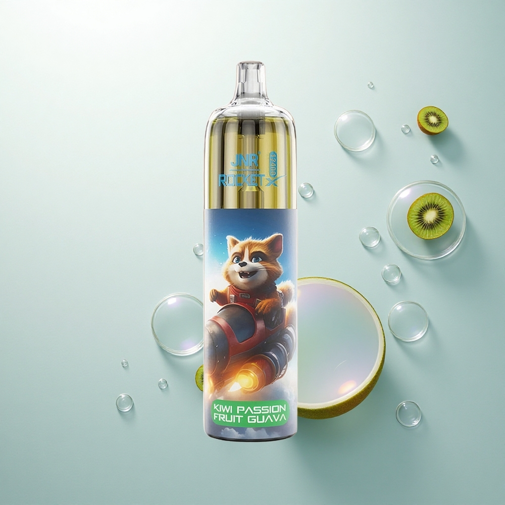 JNR Rocket-X 12400 Kiwi Marakuja Guava s Nastaviteľným Prietokom a RGB Osvetlením