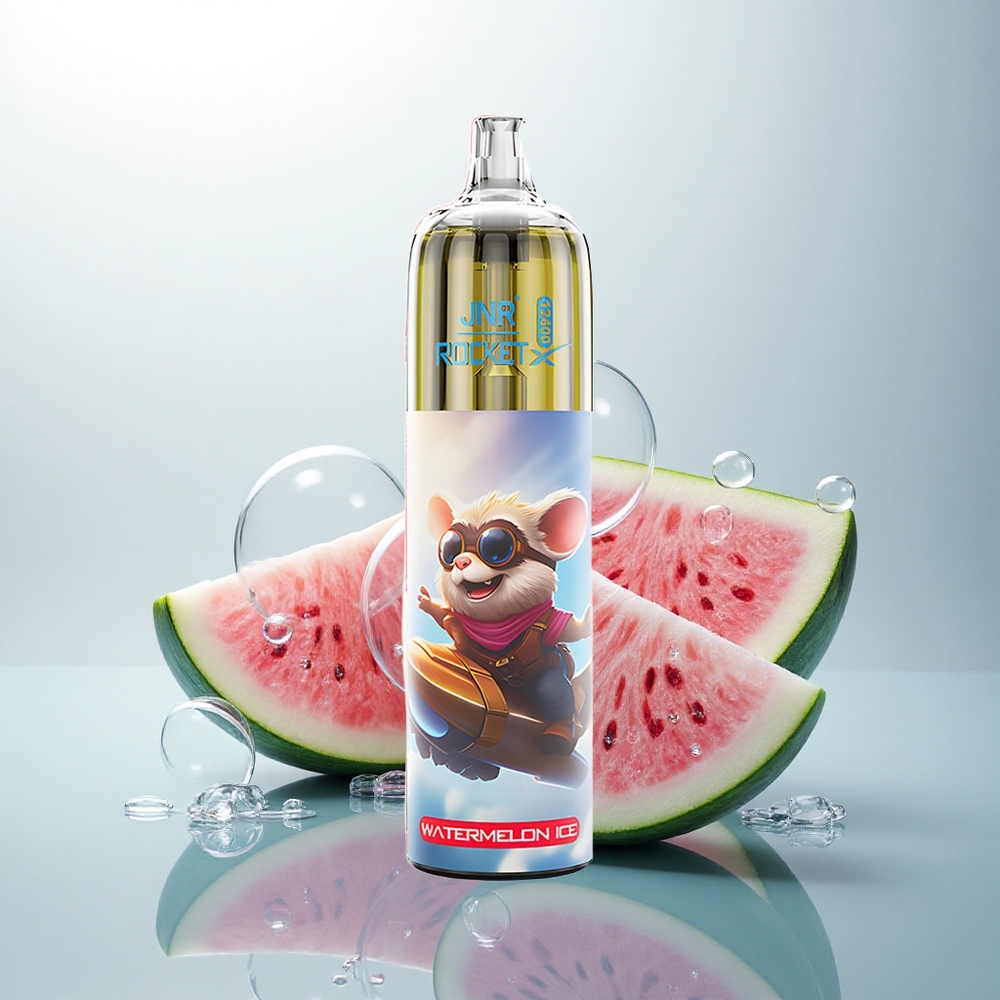 JNR Rocket-X 12400 Vodný melón ľad s RGB svetlami a Typ-C nabíjaním