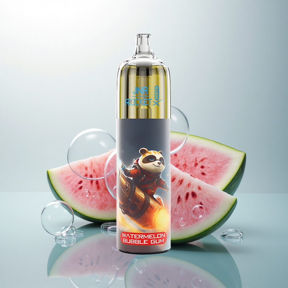 JNR Rocket-X 12400 Vodový Melón Bublinková Guma s RGB Osvetlením a Typ-C Nabíjaním