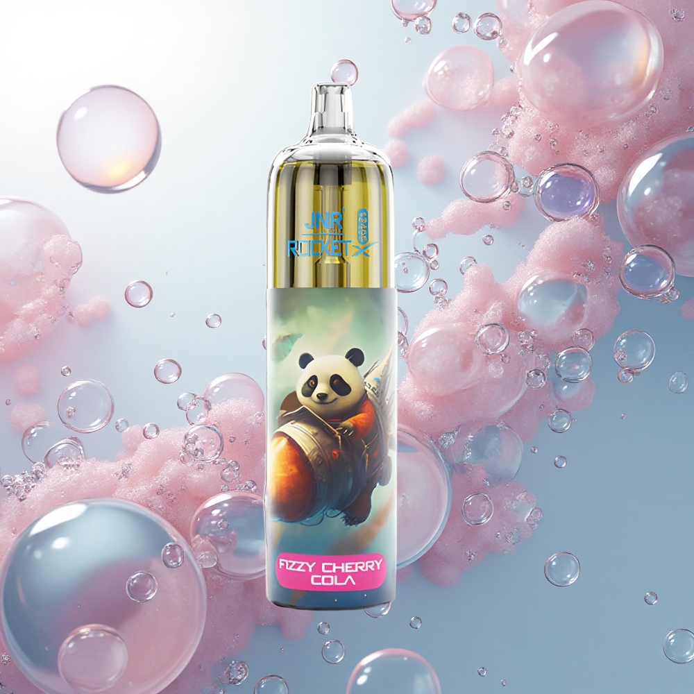 JNR Rocket-X 12400 Šumivá Čerešňová Kola s RGB Osvetlením a Typ-C Nabíjaním