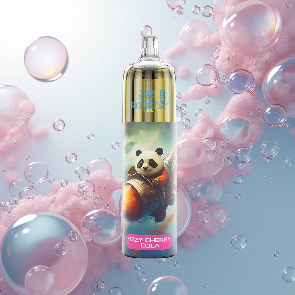 JNR Rocket-X 12400 Šumivá Čerešňová Kola s RGB Osvetlením a Typ-C Nabíjaním