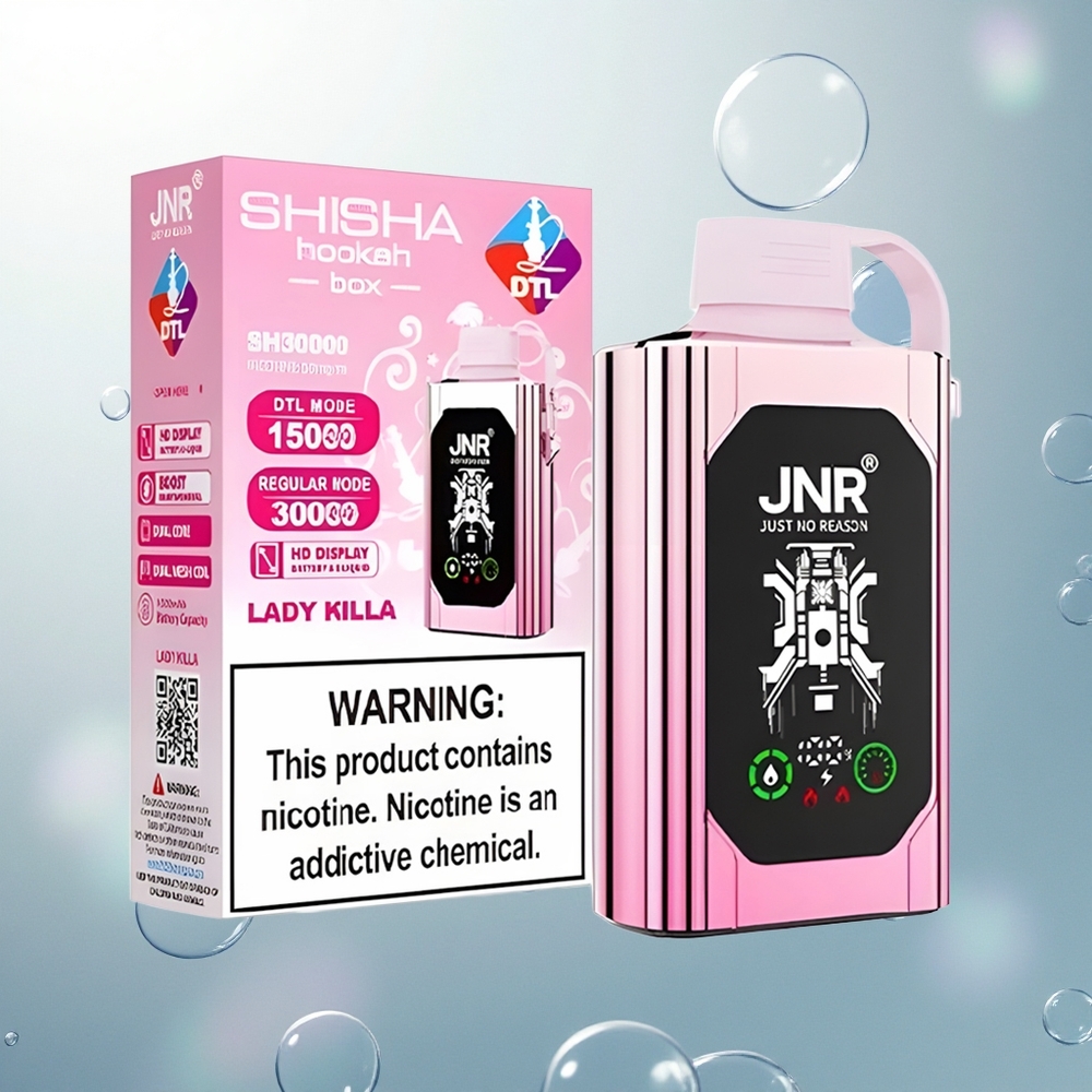 JNR Shisha Hookah Box 20500 Dáma Killa HD Dual Mesh 25ml