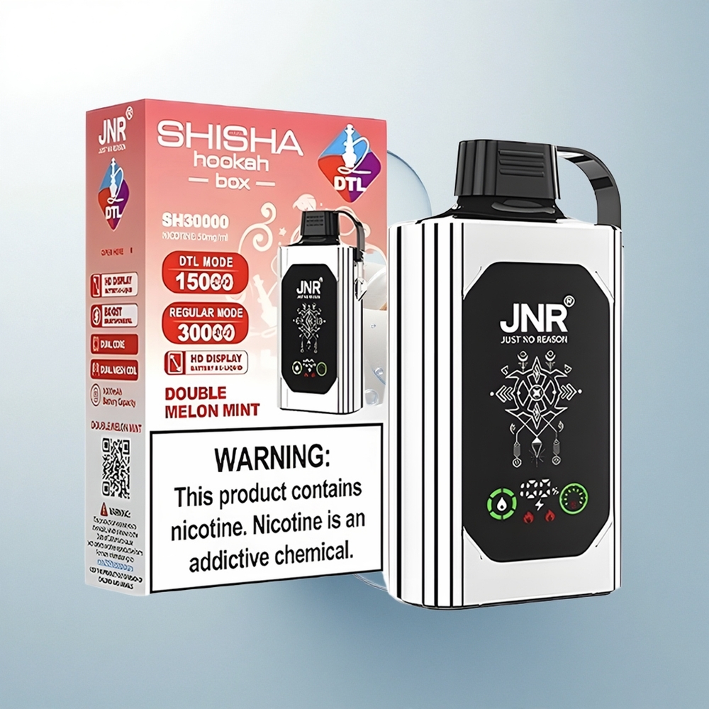 JNR Shisha Hookah Box 20500 Dvojité Jablko HD 25ml Dual Mesh