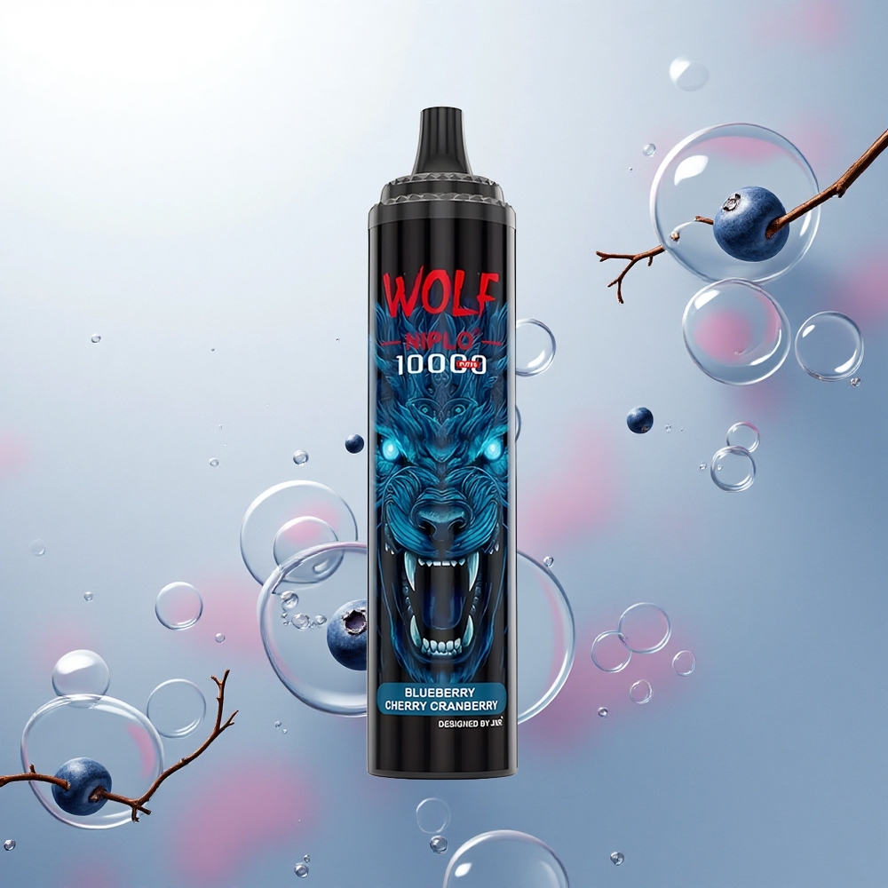 JNR Wolf Niplo 10000 Boruvka Čerešňa Brusnica 20ml 1.0 Ohm Type-C
