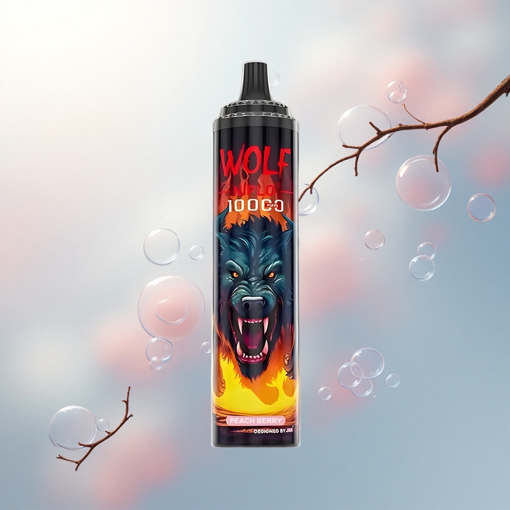 JNR Wolf Niplo 10000 Broskev Bobule 20ml 1.0 Ohm Type-C