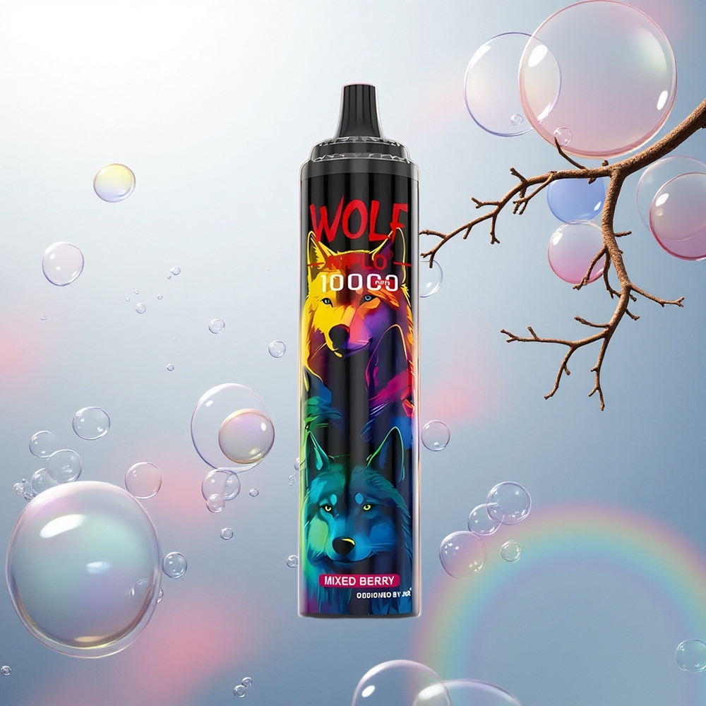 JNR Wolf Niplo 10000 Jahodovo-Malinový 20ml 5% Type-C