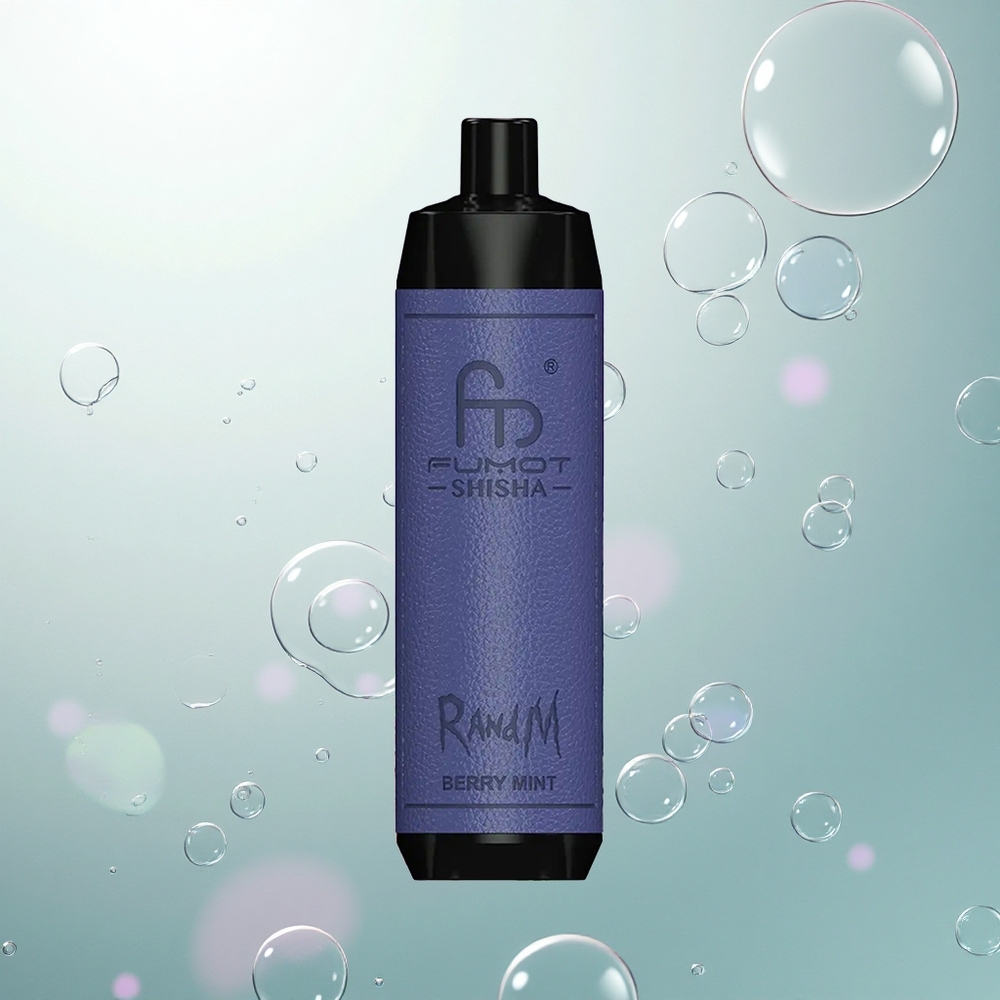 RandM Fumot Shisha 10000 Puffs Bobová Mätová s LED Indikátorom a Typ-C Portom RandM Fumot Shisha 10000 Puffs Bobová Mätová s LED Indikátorom a Typ-C Portom