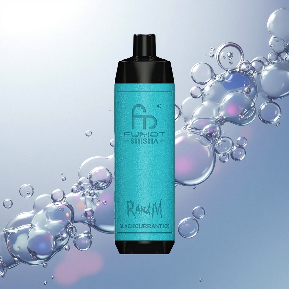 RandM Fumot Shisha 10000 Puffs Čierne ríbezle Ľadové s 18ml Kvapalinou a 0,6ohm Mriežkou RandM Fumot Shisha 10000 Puffs Čierne ríbezle Ľadové s 18ml Kvapalinou a 0,6ohm Mriežkou