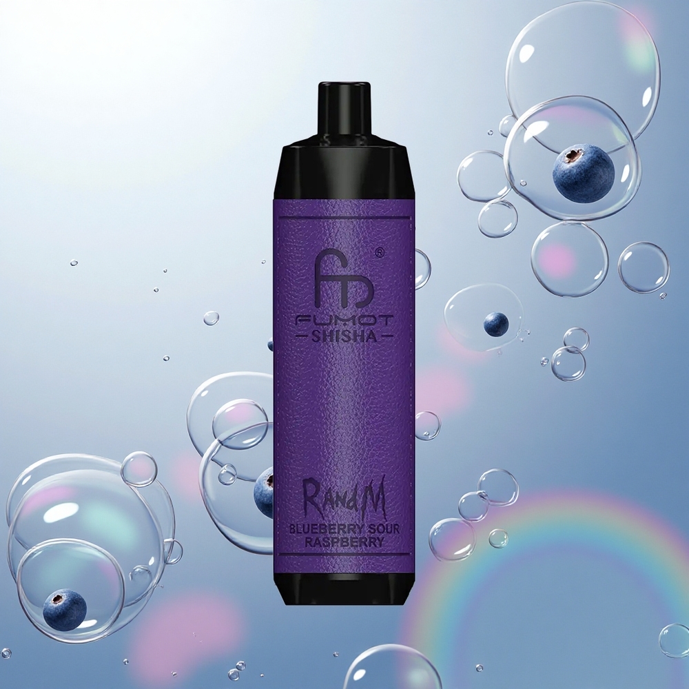 RandM Fumot Shisha 10000 Puffs Čučoriedka Kyslá Malina 18ml Typ-C 850mAh RandM Fumot Shisha 10000 Puffs Čučoriedka Kyslá Malina 18ml Typ-C 850mAh