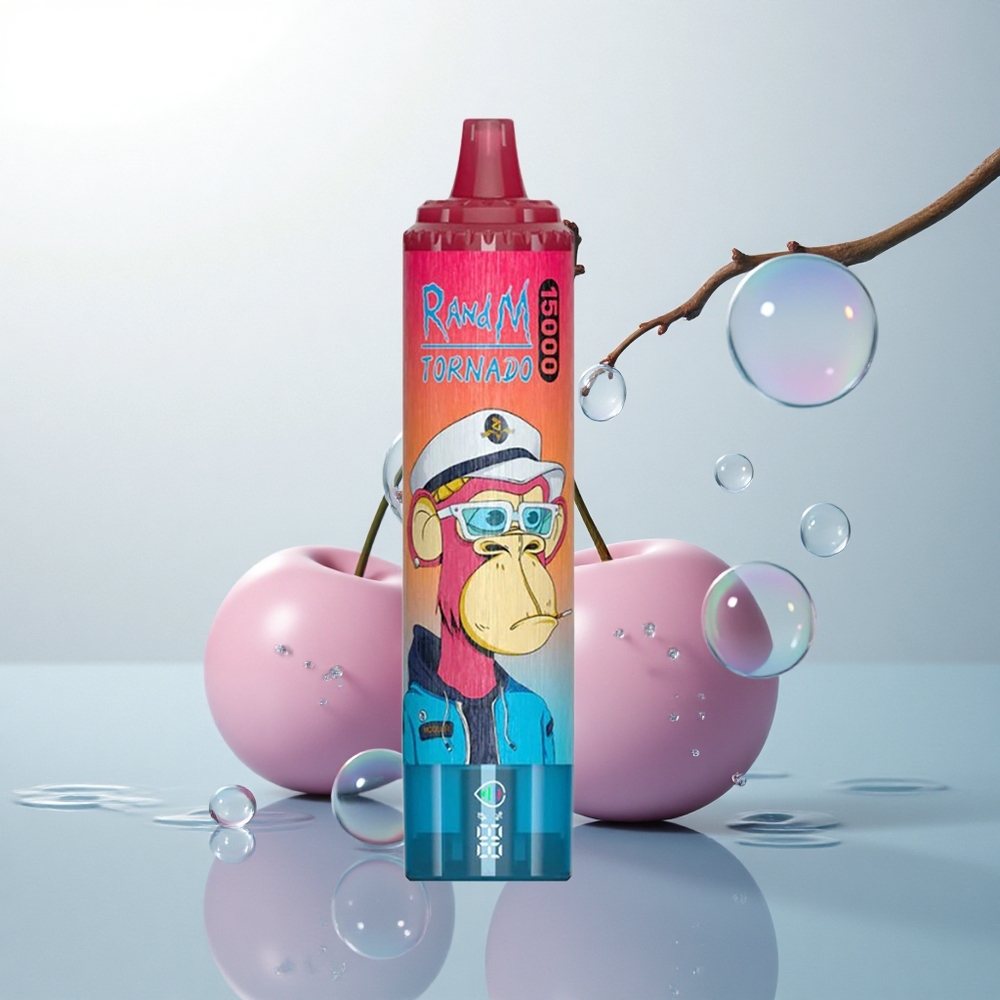 RandM Fumot Tornado 15000 Puffs Čerešňový Blesk 25ml/850mAh Mesh