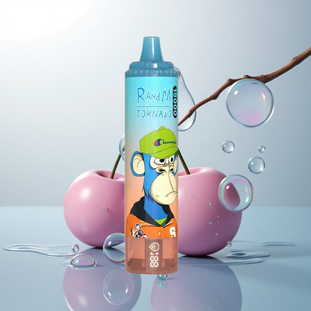 RandM Fumot Tornado 15000 Puffs Čerešňová Cola 25ml 0.9 Ohm Mesh