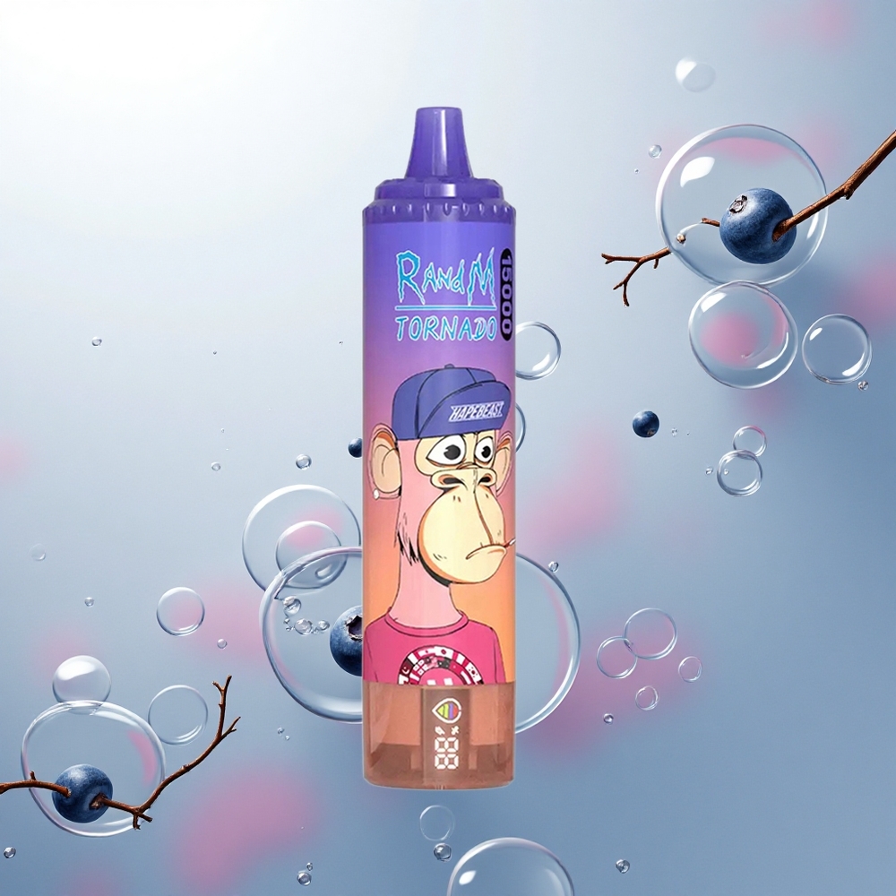 RandM Fumot Tornado 15000 Puffs Čučoriedka Čerešňa Brusnica 25ml 850mAh Mesh