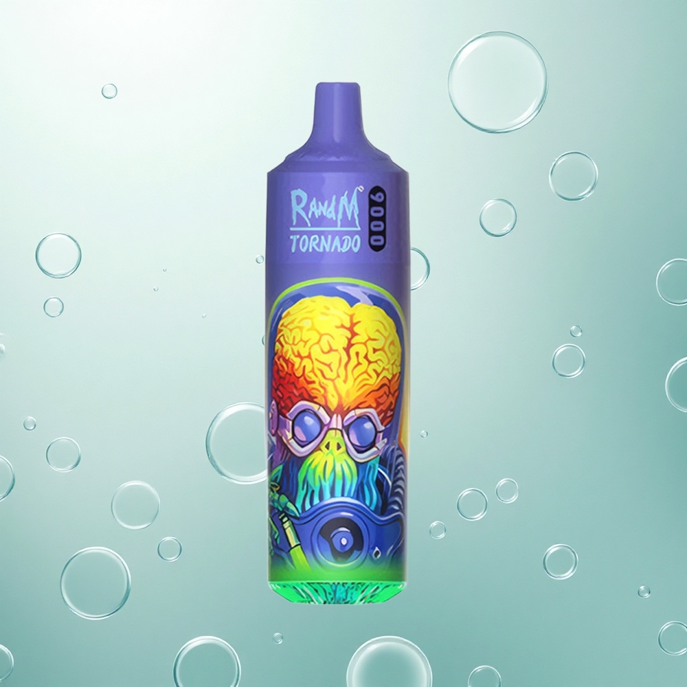 RandM Fumot Tornado 9000 Puffs Chladivá Mätová Mesh s RGB Displejom